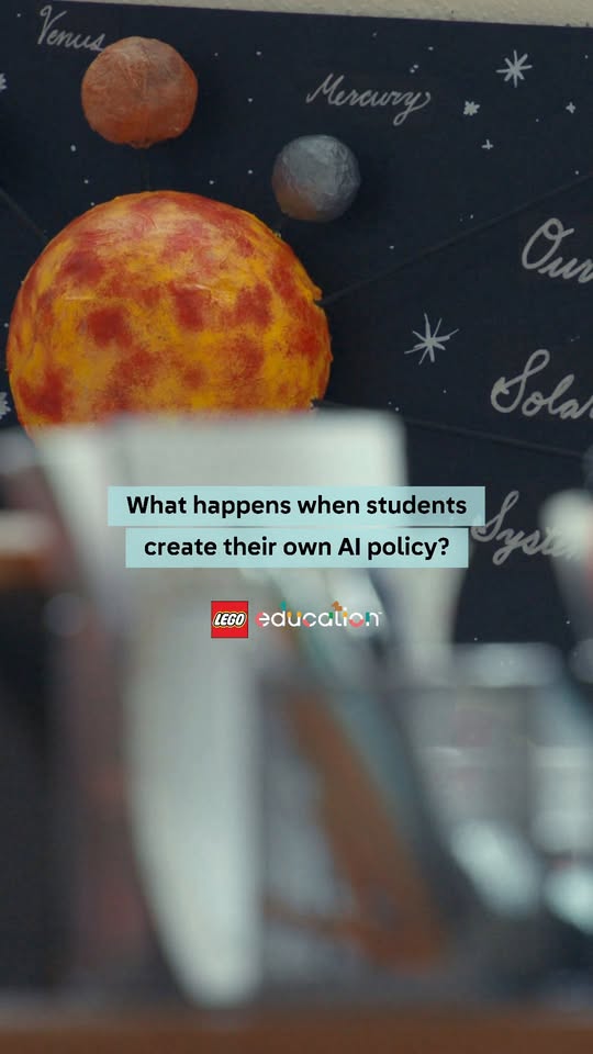 Imagine a future where the architects of AI policy in schools are the students themselves. 

Like everything we do at LEGO® Education, students were at the , shares-0✔️ , likes-109❤️️ , date-2026-01-12 16:00:01[🧸🇺🇸]