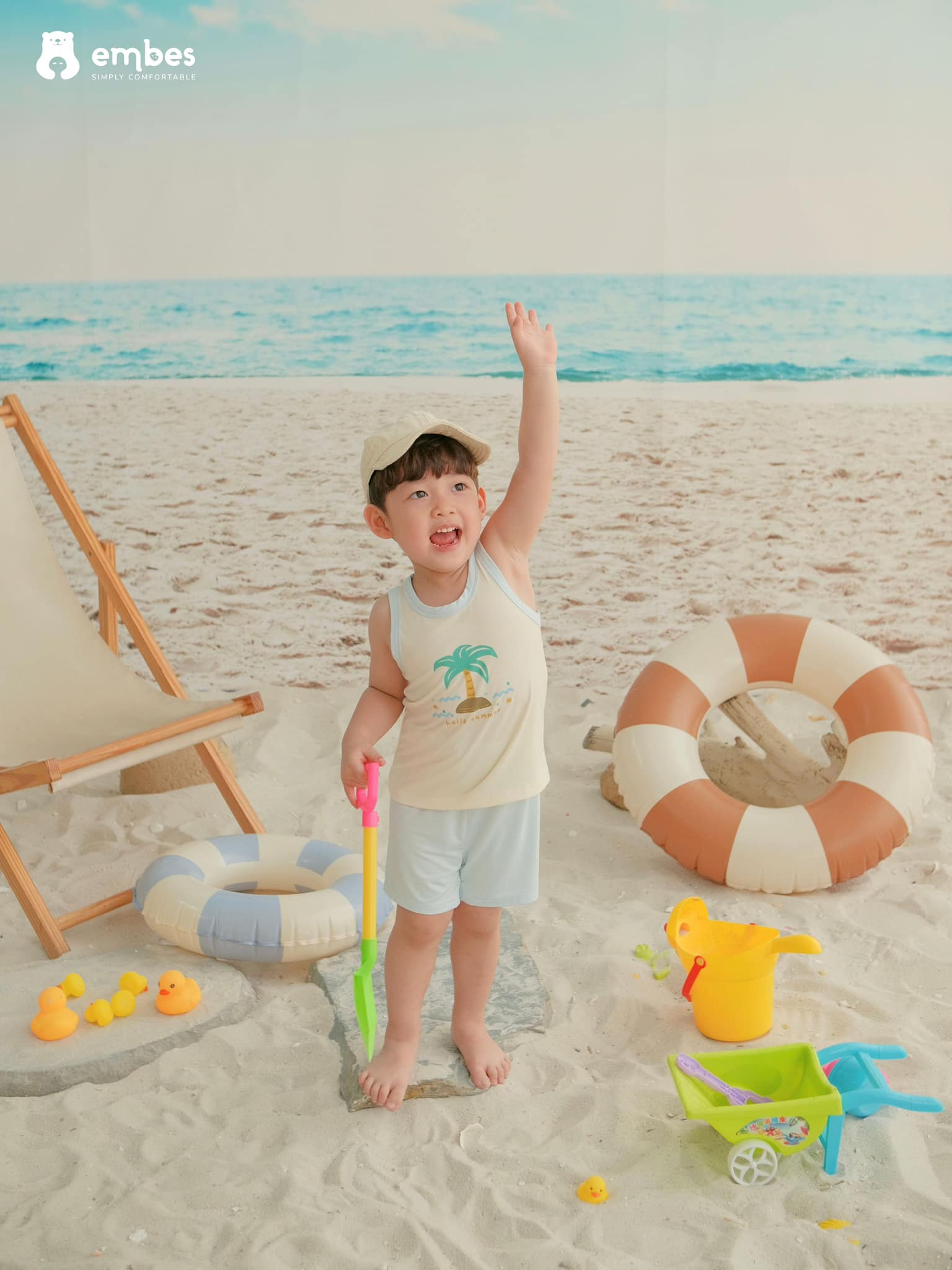 [🆕🇻🇳] EMBES là thương hiệu thời trang “Việt made” chất lượng cao dành cho trẻ em 🧑‍🧒❤️️👶⭐️ Cuối tuần mẹ cho bé đi chơi đâu vậy nè?
Embes gửi đến mẹ chút không khí biển tươi mát nha 

Mẹ có thể đưa bé đi công viên, khu vui chơi hoặc đơn giản là dạ , shares-0✔️ , likes-5❤️️ , date-2024-06-09 06:28:01🇻🇳🇻🇳🇻🇳📰🆕