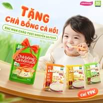 [🆕🇻🇳]  Con Cưng – Mang đến những sản phẩm tốt nhất cho trẻ em Việt Nam 😎❤️️⭐️  TẶNG CHÀ BÔNG CÁ HỒI – KHI MUA CHÁO TƯƠI SG FOOD
 Chỉ #19K Bé đã có bữa chính thơm ngon, giàu dinh dưỡng cùng với chà bông cá hồi siêu xịn. Ba Mẹ chốt đơn , shares-6✔️ , likes-16K❤️️ , date-2024-05-11 08:45:02🇻🇳🇻🇳🇻🇳📰🆕