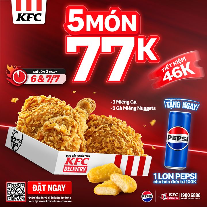 [🍗🇻🇳] KFC Vietnam 🍔Top1Food 🍗 – [KFC-GIAO-HÀNG-TẬN-NƠI]

Không cần vượt ngàn chông gai, chỉ cần 77K bạn đã thư …