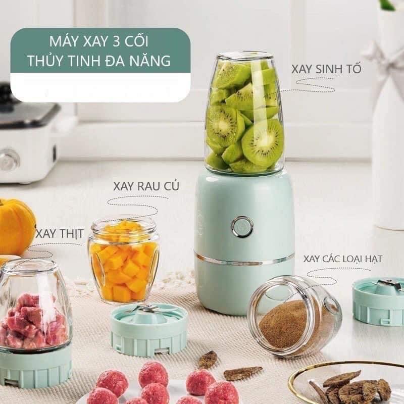 [🆕🇻🇳] Shop Mẹ Khôi Nguyên – Chuyên bỉm sữa và đồ dùng cho mẹ & bé 🧑‍🧒❤️️👶⭐️ MÁY XAY ĐA NĂNG NỘI ĐỊA TRUNG 3 CỐI THỦY TINH CHO BÉ ĂN DẶM 
     PHIÊN BẢN CẢI TIẾN MỚI NHẤT GỒM 1 DAO 6 LƯỠI VÀ 2 DAO 2 LƯỠI
   Máy này đang cực hot hit  , shares-0✔️ , likes-34❤️️ , date-2022-06-08 12:20:39🇻🇳🇻🇳🇻🇳📰🆕