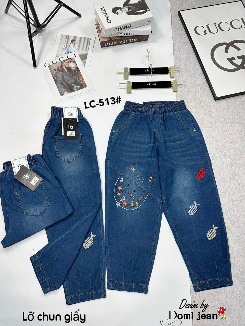 [🆕🇻🇳] Lita Outfits – Quần Áo Vnxk😎❤️️⭐️ Quần bò nữ cạp chun thêu mèo, chất bò cao cấp mềm, co giãn 4 chiều. 
 Size: S,M,L
 , shares-0✔️ , likes-1❤️️ , date-2023-06-07 03:54:46🇻🇳🇻🇳🇻🇳📰🆕