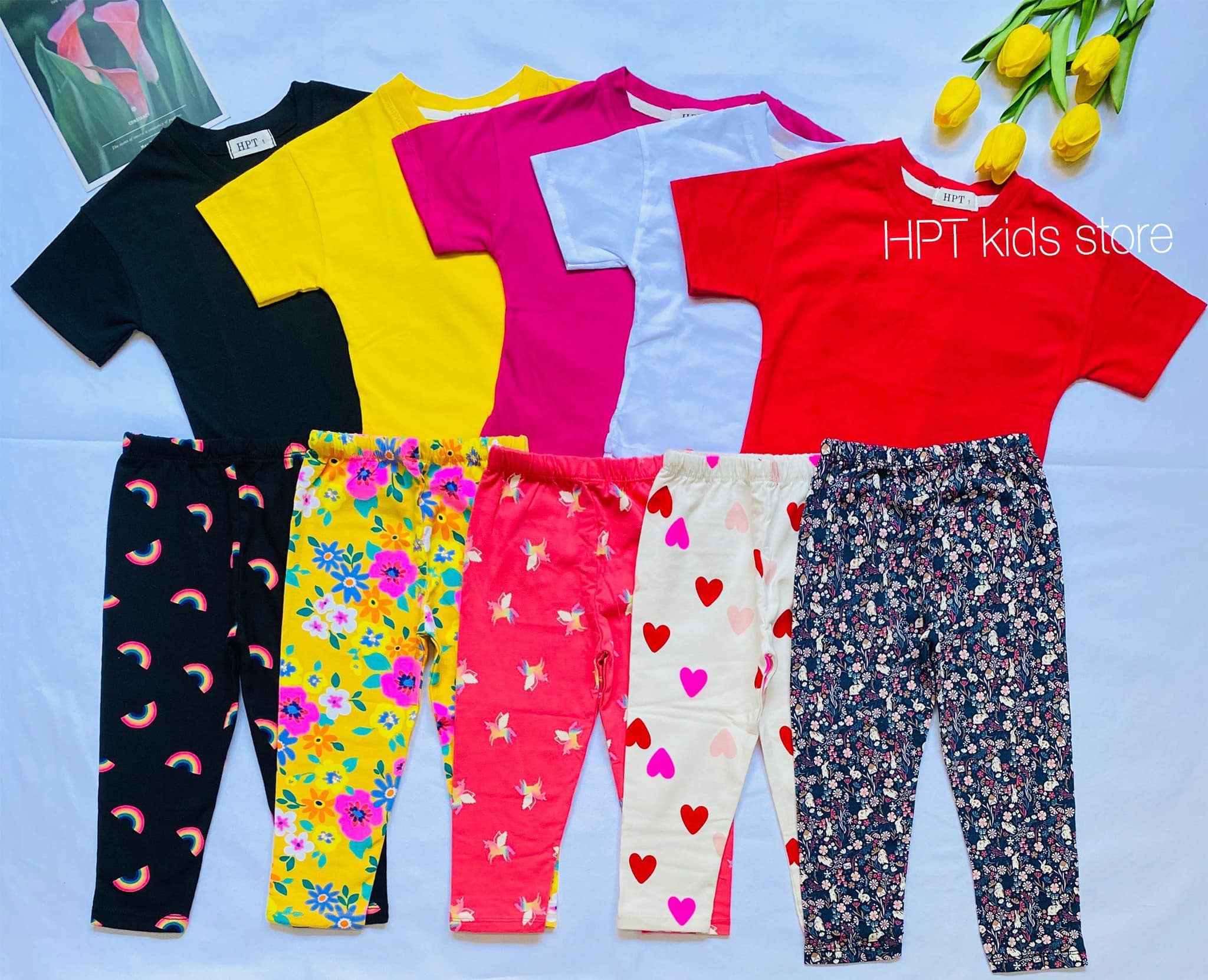 [🆕🇻🇳]  HPT KIDS STORE – Quần Áo trẻ em tận xưởng..Chuyên Sỉ lẽ Số lượng 😎❤️️⭐️ Áo bé gái thun cotton 100% cho bé phối với quần legging đùi, dài hoặc lửng từ 10-40kg
 Bùng nổ với bảng màu legging chuẩn không cần chỉnh
Legging dài cho b , shares-28✔️ , likes-432❤️️ , date-2023-08-07 19:39:32🇻🇳🇻🇳🇻🇳📰🆕
