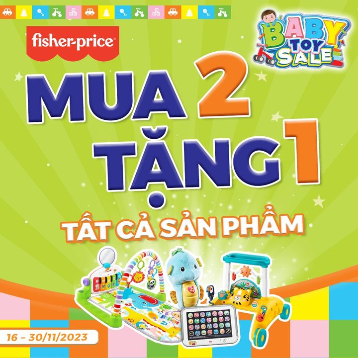 [🧸️🇻🇳] Mykingdom – Đồ Chơi Chính Hãng – An Toàn Cho Bé – Giá Tốt Cho Mẹ 🛴Top1Toys 🧸️ – 🔥LẦN ĐẦU TIÊN TẠI MYKINGDOM-MUA 2 TẶNG 1 TẤT CẢ SẢN PHẨM FISHER PRICE 



💯 …