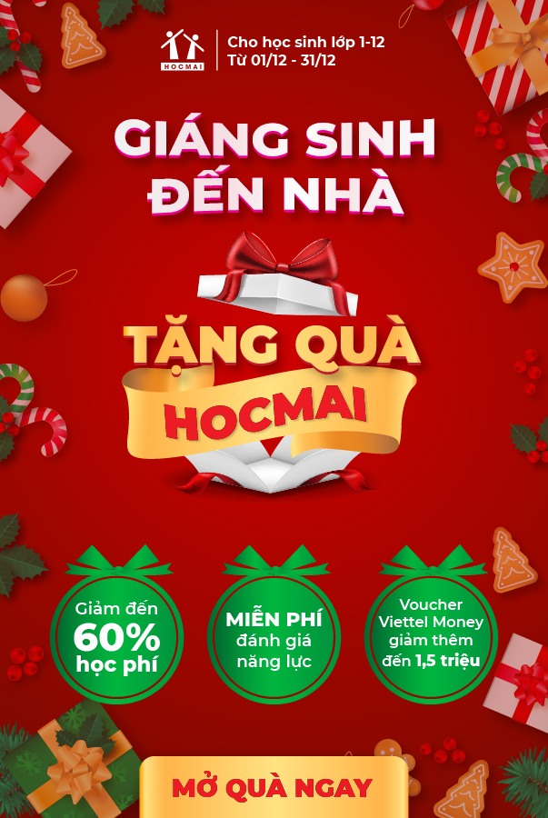 [👨‍🎓🇻🇳] Hocmai.vn Tiểu học 👨‍🎓 Top1Learn 👩‍🎓 – 🎊 GIÁNG SINH ĐẾN NHÀ – MỞ NGAY QUÀ TẶNG TỪ HOCMAI ️🎊

❄ Một mùa Giáng sin …