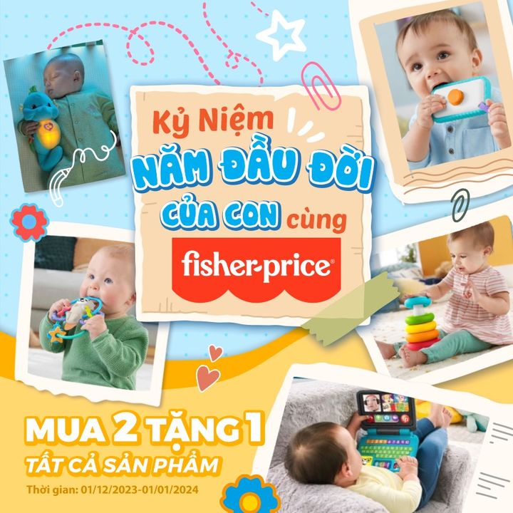 [🧸️🇻🇳] Mykingdom – Đồ Chơi Chính Hãng – An Toàn Cho Bé – Giá Tốt Cho Mẹ 🛴Top1Toys 🧸️ – ❤️NHÌN LẠI HÀNH TRÌNH ĐẦU ĐỜI ĐÁNG NHỚ CỦA CON CÙNG FISHER PRICE! 

😍Năm  …