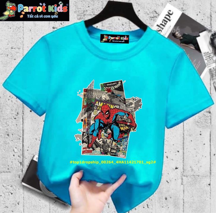 [🆕🇻🇳] Phân Phối – Bán Buôn – Bán Sỉ Vkids 😎❤️️⭐️ – ☘️Buôn_sỉ_SG☘️ Áo bé trai, form suông, chất thun cotton, đường may sắc sả …