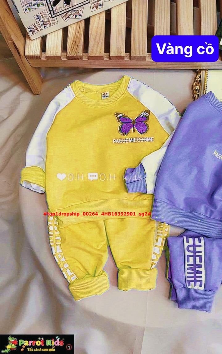 [🆕🇻🇳] Phân Phối – Bán Buôn – Bán Sỉ Vkids 😎❤️️⭐️ – ☘️Buôn_sỉ_SG☘️ Bộ bé gái, dài tay, chất thun cotton, đường may sắc sả …