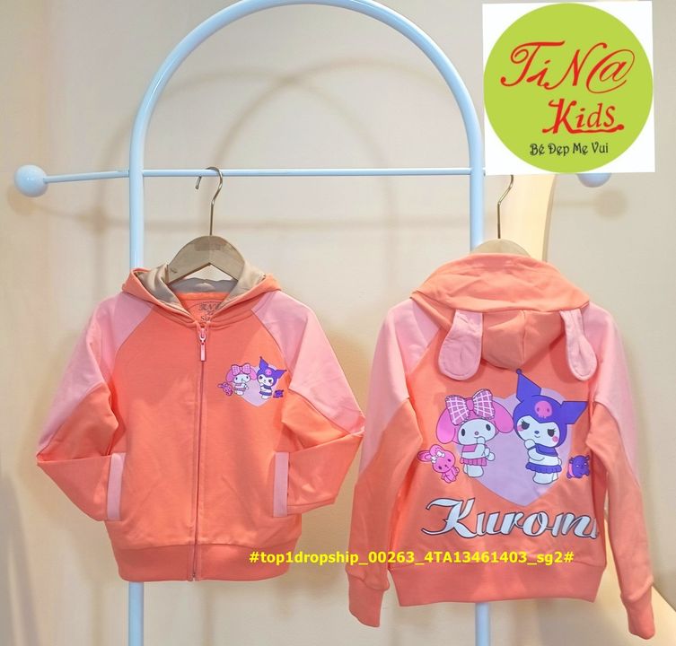 [🆕🇻🇳] Phân Phối – Bán Buôn – Bán Sỉ Vkids 😎❤️️⭐️ – ☘️Buôn_sỉ_SG☘️ Áo khoác bé gái, chất da cá dày dặn, size 17-45kg, hình in s …