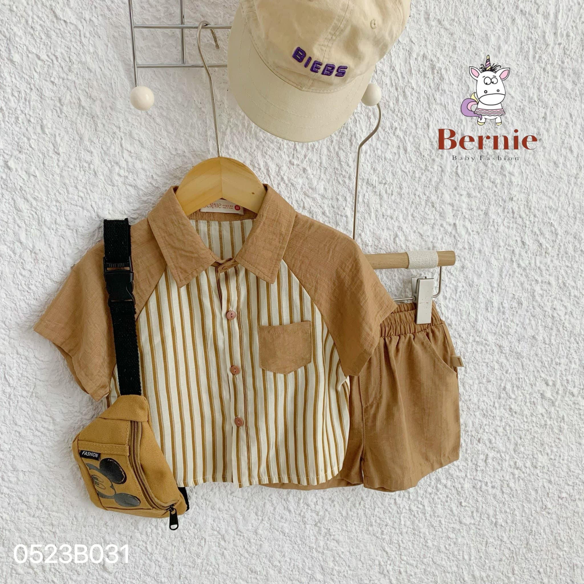 [🆕🇻🇳]  KidStyle.com.vn – Xưởng sỉ quần áo trẻ em 🧑‍🧒❤️️👶⭐️ BERNIE – 0523B031
 𝐒𝐄𝐓 𝐒𝐎̛𝐌𝐈 𝐓𝐎̛ Đ𝐔̃𝐈 𝐊𝐄̉ 𝐇𝐀̀𝐍 𝐐𝐔𝐎̂́𝐂
——————————————————
HÀNG SẴN 5 ngày trả

 Size: 80-130 (9-23kg)
 Color: nâu
——————————————————
 Chất l , shares-0✔️ , likes-0❤️️ , date-2024-04-02 21:09:47🇻🇳🇻🇳🇻🇳📰🆕