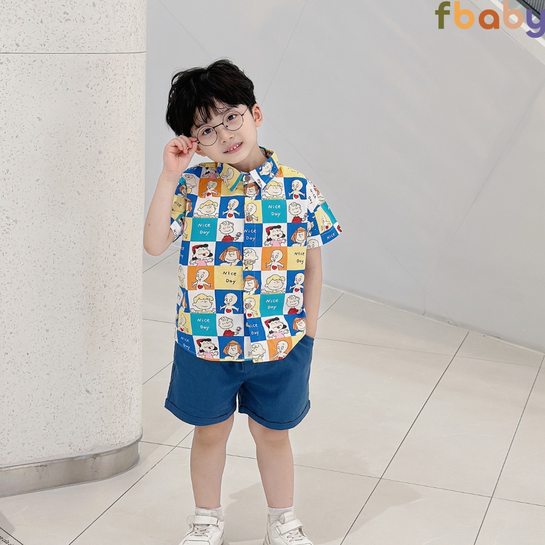 [🆕🇻🇳] FBaby Store – Thời Trang Trẻ Em Thiết Kế Cao Cấp 😎❤️️⭐️ BỘ SƠ MI HỌA TIẾT BABY 
Chất liệu áo thô lụa cùng quần kaki mềm bé thỏa sức vui chơi không sợ ngày hè nóng nực 
Set đồ tone xanh cùng họa tiết đáng yêu thế , shares-0✔️ , likes-14❤️️ , date-2024-04-26 09:59:52🇻🇳🇻🇳🇻🇳📰🆕