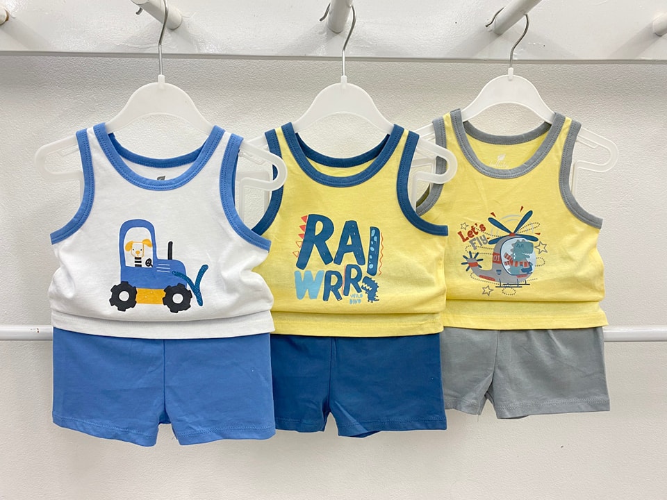 [🆕🇻🇳] Lullaby luôn hiểu rõ nhu cầu 😎❤️️⭐️ LULLABY – SUMMER 2024
 Ba lỗ nhà #lullaby #đồng giá #109k/ bộ
 CHẤT COTTON MỀM MÁT NHA
Freeship từ 4 bộ nhé
Size 6/9M:7-9kg
Size 9/12M:9-10kg
Size 12/18M:  , shares-0✔️ , likes-0❤️️ , date-2024-05-17 02:30:15🇻🇳🇻🇳🇻🇳📰🆕