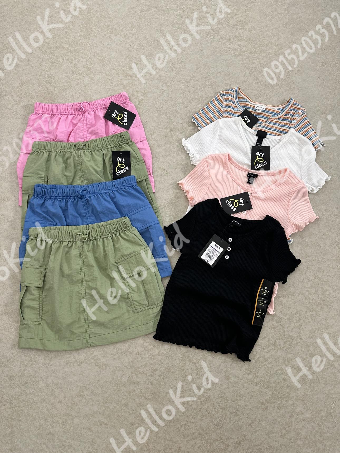 [🆕🇻🇳] Hello Kids – Hàng xuất xịn cho bé 😎❤️️⭐️ Bộ bé gái size lớn rất hiếm dư xịn nè. Artclass xịn đét xuất Us nét căng. Áo thun gân kèm chân váy rút chun sành điệu quá ạ. Nghỉ hè ở nhà cần lắm mấy set  , shares-1✔️ , likes-73❤️️ , date-2024-05-16 14:12:06🇻🇳🇻🇳🇻🇳📰🆕