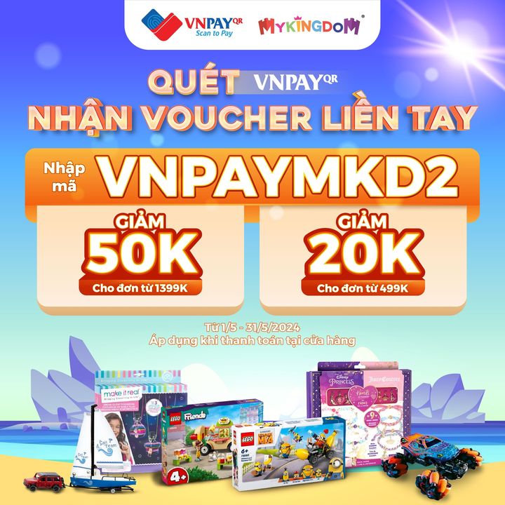 [🧸️🇻🇳] Mykingdom – Đồ Chơi Chính Hãng – An Toàn Cho Bé – Giá Tốt Cho Mẹ 🛴Top1Toys 🧸️ – 🌞QUÉT VNPAY NHẬN VOUCHER LIỀN TAY!!!



Hè sắp tới, bạn đã sẵn sàng sắm đồ …