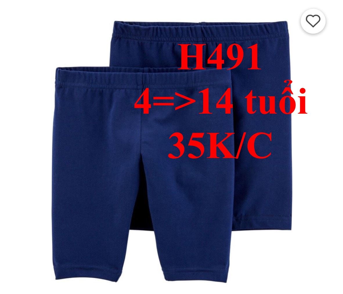 [🆕🇻🇳] Thời trang trẻ em Việt Nam xuất khẩu-Cambodia xuất xịn 😎❤️️⭐️ * Mã H491: Set 3 legging đùi Carter. 
 Hàng Cambodia dư xin, chất cotton mịn đẹp, có dãn rất tốt, bé mặc rất thoải mái, lưng thun mềm BC 3332
 – Các màu nh , shares-0✔️ , likes-0❤️️ , date-2024-05-23 23:33:30🇻🇳🇻🇳🇻🇳📰🆕