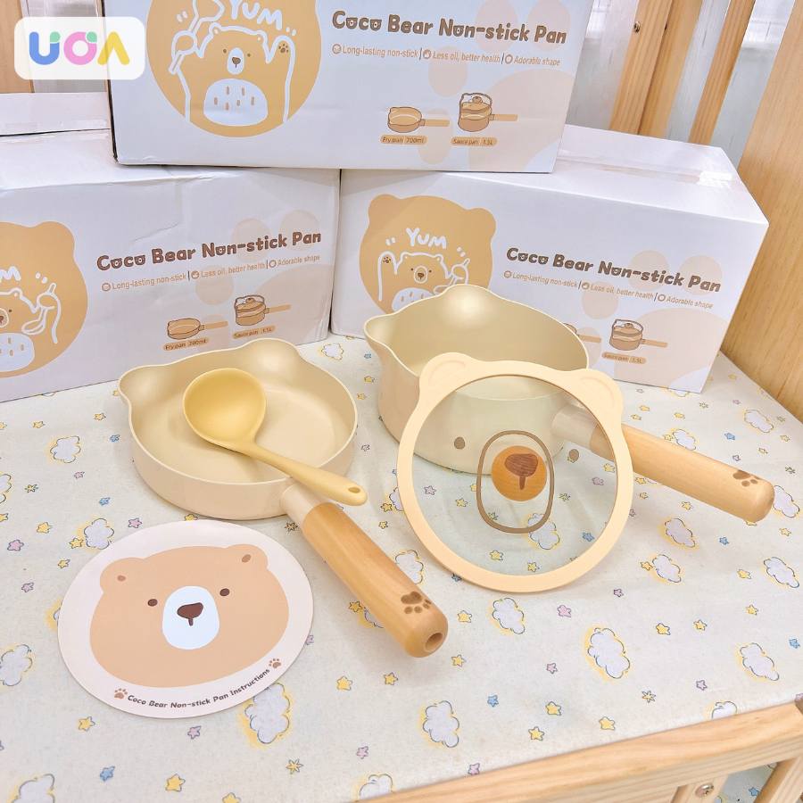 [🆕🇻🇳]  Ú Oà – Mẹ Bầu Và Em Bé – 499 Phan Văn Trị , Q.Gò Vấp 🧑‍🧒❤️️👶⭐️ SET NỒI CHẢO COCO BEAR CHỐNG DÍNH 
Bộ nồi chảo dành riêng cho bé yêu khi bước vào thời kỳ ăn dặm, nhỏ gọn dễ dàng vệ sinh, tone màu cực yêu. 
Set nồi chảo  , shares-0✔️ , likes-0❤️️ , date-2024-06-20 19:00:05🇻🇳🇻🇳🇻🇳📰🆕