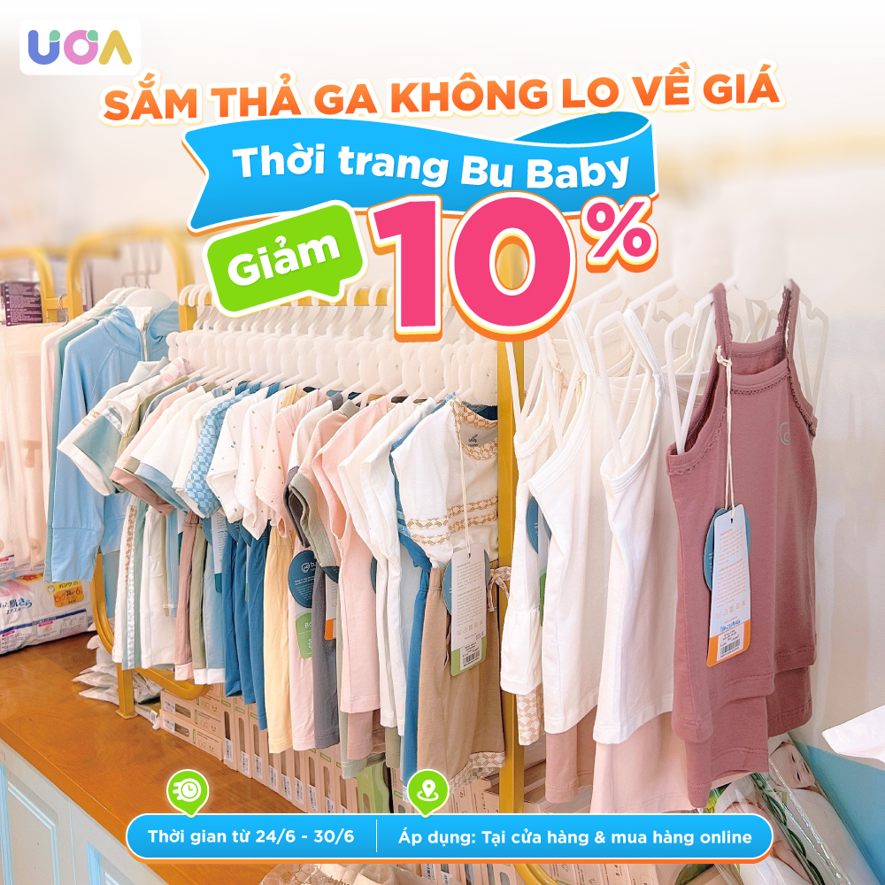 [🆕🇻🇳]  Ú Oà – Mẹ Bầu Và Em Bé – 499 Phan Văn Trị , Q.Gò Vấp 🧑‍🧒❤️️👶⭐️ THỜI TRANG, PHỤ KIỆN BU BABY GIẢM 10%
Duy nhất từ 24/6 – 30/6
Áp dụng tại cửa hàng và mua hàng online
Chấm (.) nhận full album chào hè cực xinh nào các mom , shares-0✔️ , likes-0❤️️ , date-2024-06-23 13:00:03🇻🇳🇻🇳🇻🇳📰🆕