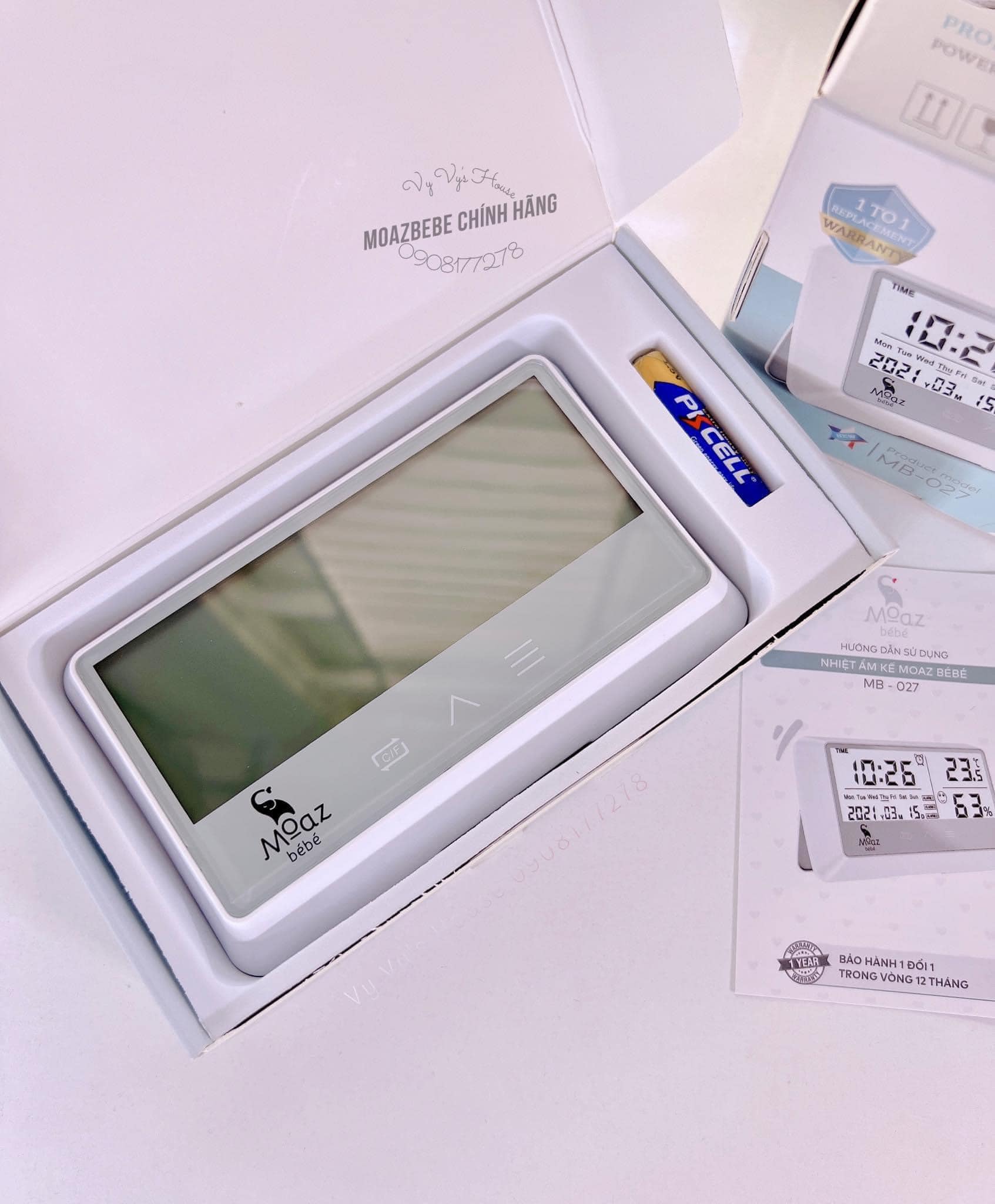 [🆕🇻🇳]  Vy Vy’s House – Chuyên đồ cho Mẹ và Bé 🧑‍🧒❤️️👶⭐️  Giảm 2% – 5% cho bill từ 500K  

 𝐍𝐇𝐈𝐄̣̂𝐓 𝐀̂̉𝐌 𝐊𝐄̂́ 𝐌𝐎𝐀𝐙𝐁𝐄́𝐁𝐄́ 

NHIỆT ẨM KẾ MOAZ BÉBÉ MB-027 giúp ba mẹ theo dõi nhiệt độ, độ ẩm trong phòng.

Thiết bị n , shares-0✔️ , likes-2❤️️ , date-2024-06-26 07:40:46🇻🇳🇻🇳🇻🇳📰🆕