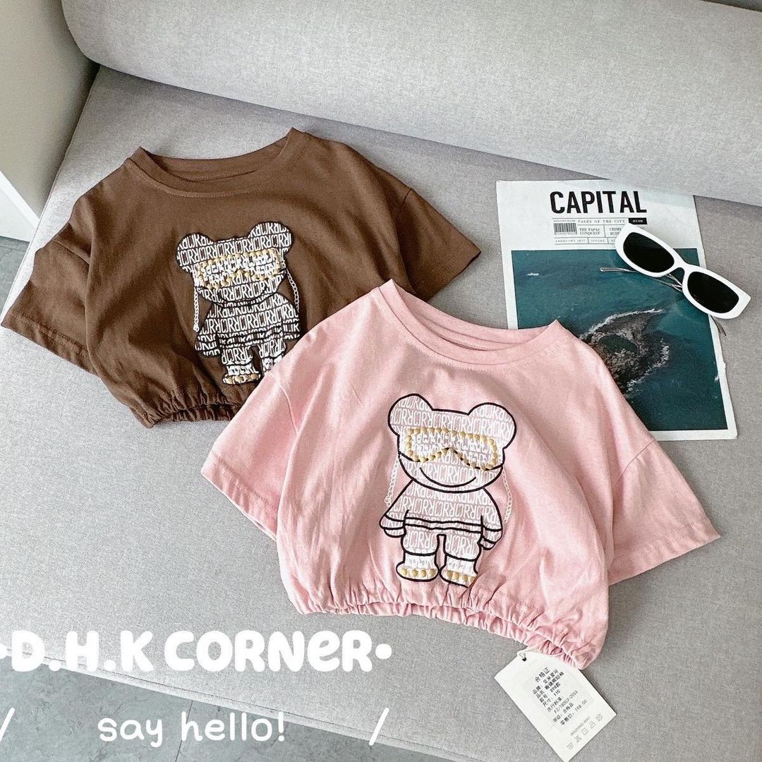 [🆕🇻🇳]  Ber Orion – Quần áo trẻ em – Sỉ 🧑‍🧒❤️️👶⭐️ Áo thun croptop chun eo
 Sz 110-150 (form nhỏ tương đương size 100-140)
 HÀNG CÓ SẴN
 , shares-1✔️ , likes-2❤️️ , date-2024-06-28 21:47:42🇻🇳🇻🇳🇻🇳📰🆕