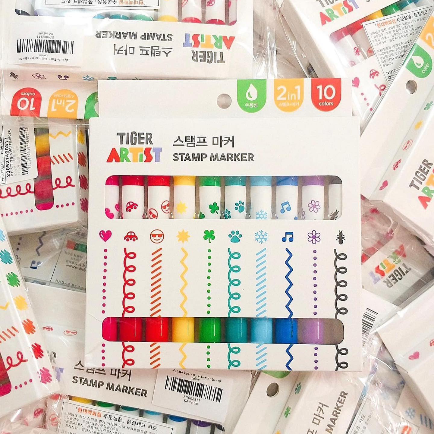 [🆕🇻🇳]  AreaKids – Chuyên hàng nội địa Hàn dành cho Mẹ và Bé 🧑‍🧒❤️️👶⭐️  Giúp bé tự do sáng tạo mà không lo bẩn nhà hay quần áo với 𝐁𝐮́𝐭 𝐦𝐚̀𝐮 𝐜𝐨𝐧 𝐝𝐚̂́𝐮 𝐌𝐲 𝐋𝐢𝐭𝐭𝐥𝐞 𝐓𝐢𝐠𝐞𝐫 #MadeinKorea 

 Set bút 2 IN 1 vừa là bút màu, vừa có thêm  , shares-0✔️ , likes-0❤️️ , date-2024-07-03 13:15:41🇻🇳🇻🇳🇻🇳📰🆕