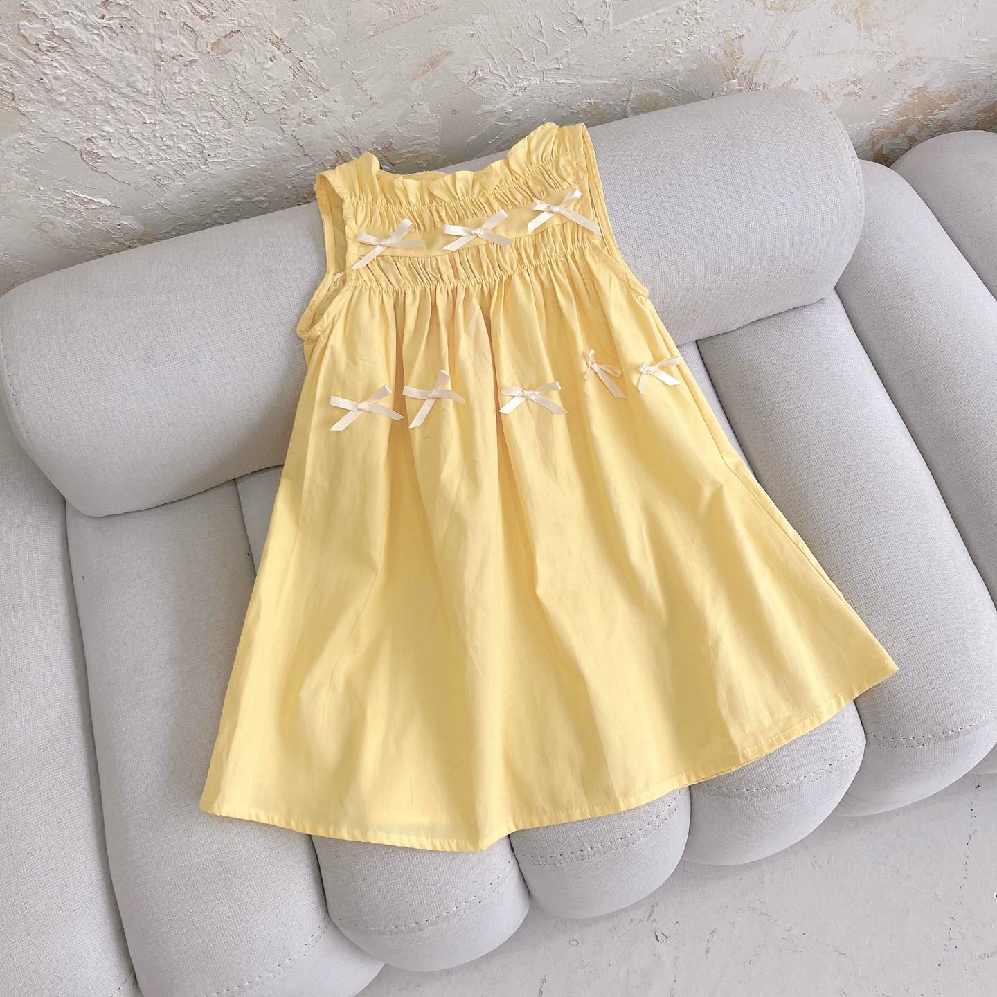 [🆕🇻🇳]  Bí Ngô baby shop – Chuyên quần áo bé gái 8-30kg (1- 9 tuổi) 😎❤️️⭐️ VÁY SÁT NÁCH ĐÍNH NƠ ĐIỆU ĐÀ
*Siêu siêu đáng yêu luôn ạ*
——————
MTK này thực sự là siêu siêu đáng yêu luôn cả nhà ạ. Màu sắc cực kỳ ngọt ngào và nổi bật. V , shares-0✔️ , likes-1❤️️ , date-2024-07-04 15:16:36🇻🇳🇻🇳🇻🇳📰🆕