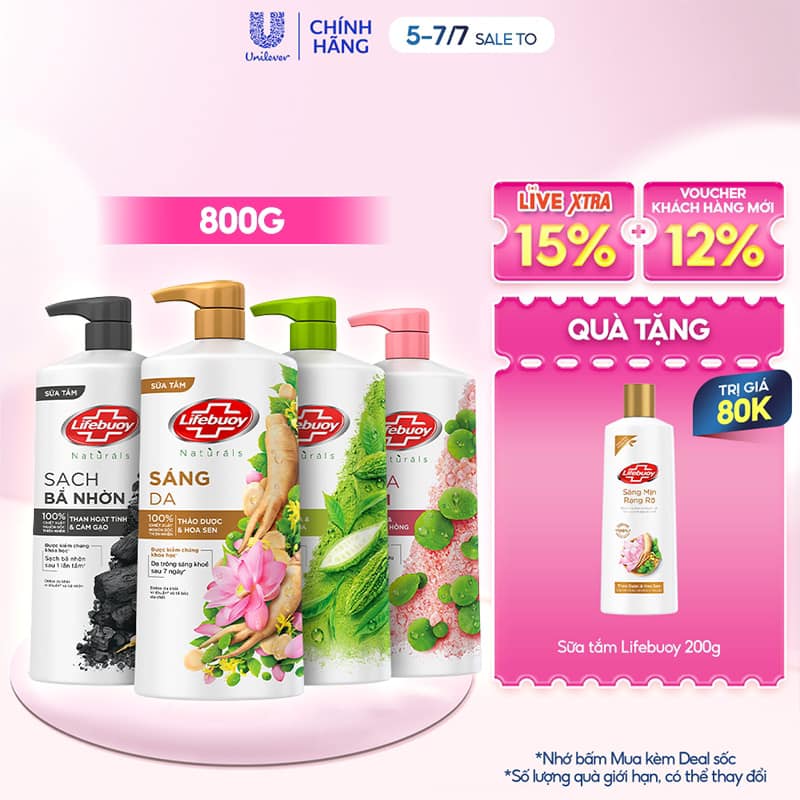 [🆕🇻🇳] Bánh Tiêu’s Closet – Chuyên order quần áo trẻ em,phụ kiện trẻ em và gia đình 😎❤️️⭐️ SA_Le  Sữa Tắm Lifebuoy 800gr Detox Và Sạch Sâu Khỏi Bụi Mịn Pm2.5 Detox 100% Từ Thiên Nhiên Diệt Khuẩn chỉ từ 163kkkk
 , shares-0✔️ , likes-2❤️️ , date-2024-07-04 18:11:28🇻🇳🇻🇳🇻🇳📰🆕
