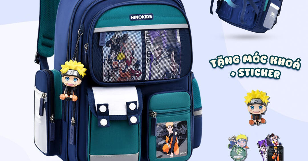 [🆕🇻🇳] NinoKids – Chuyên các dòng sản phẩm dành cho bé trai, phong cách hiện đại 🧑‍🧒❤️️👶⭐️  Quà tặng năm học mới cho bé trai lớp 1 – 6
 Balo Naruto chống gù, ưu đãi tặng kèm móc khoá và sticker, thiết kế đệm lưng êm ái, dải phản quang ban đêm
……. , shares-1✔️ , likes-19❤️️ , date-2024-07-09 18:55:30🇻🇳🇻🇳🇻🇳📰🆕