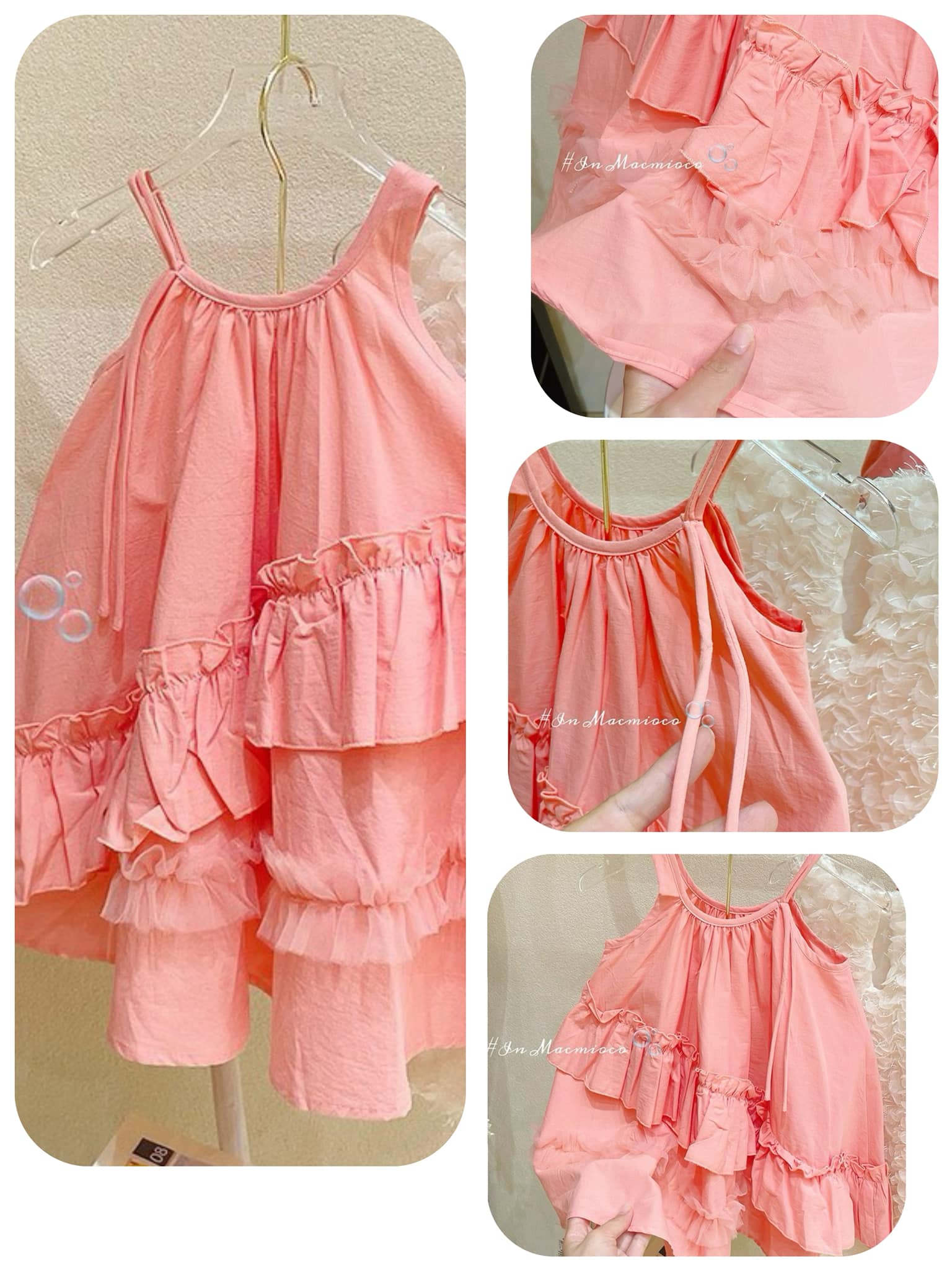 [🆕🇻🇳] Mermaid Kids  (Nàng tiên cá nhỏ)- Thời trang cao cấp cho bé 🧑‍🧒❤️️👶⭐️ S4172 Hàng mới – Giao Ngay
Chiếc váy hồng 2 dây đẹp ngất ngây
Màu hồng ngọt ngào – tôn da cực kỳ
Dáng váy lạ lạ yêu yêu
Thô cotton Hàn mềm mát xịn
Size 1-1 , shares-0✔️ , likes-1❤️️ , date-2024-07-14 11:44:55🇻🇳🇻🇳🇻🇳📰🆕