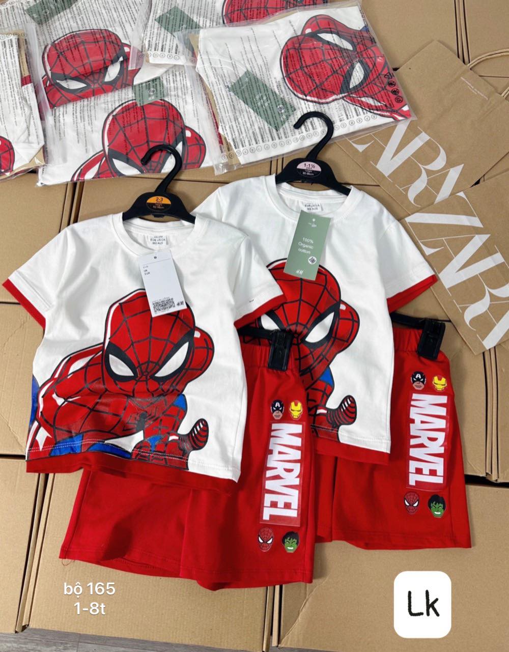 [🆕🇻🇳] Bắp Xinh Shop – Thời Trang Của Bé 🧑‍🧒❤️️👶⭐️ Bộ hình người nhện chưa bao giờ ngừng hot lunnn ạh!
Ảnh thật do chính nvien Shop e chụp tại kho hàng lunnn ạh,đẹp và sắc nét đến từng chi tiết.
Size 1-8T
G , shares-1✔️ , likes-5❤️️ , date-2024-03-26 18:42:15🇻🇳🇻🇳🇻🇳📰🆕