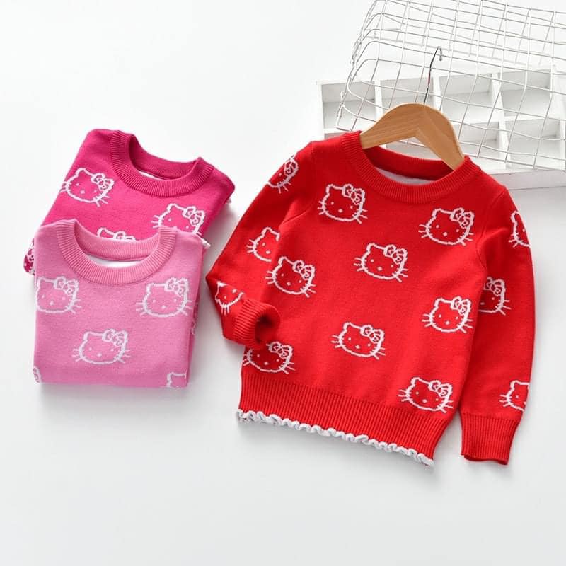 [🆕🇻🇳] Mylano – Thời trang xuất khẩu cho bé 😎❤️️⭐️ Hàng Sẵn
 Áo len hello kitty siêu cute
 Chất len mềm mịn co giãn thoải mái, mặc ấm lắm nha
 Size : 100-140
 Có 2 màu: đỏ, hồng nhạt

==================
𝓣𝓱𝓸 , shares-0✔️ , likes-1❤️️ , date-2022-12-26 22:16:39🇻🇳🇻🇳🇻🇳📰🆕