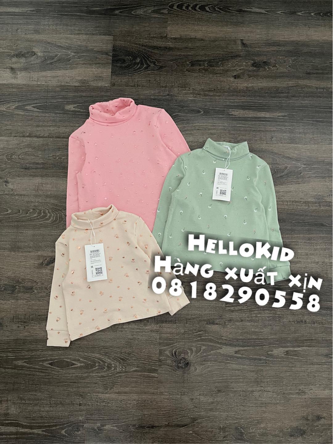 [🆕🇻🇳] Hello Kids – Hàng xuất xịn cho bé 😎❤️️⭐️ Item ko thể thiếu cho mùa đông đây ạ. Áo cao cổ Gee.Jay dư xịn giá chỉ #79k. Áo quá đẹp luôn mà giá lại rẻ chứ. Mom chốt nhanh cho bé vào vụ ko còn đâu ạ.  , shares-1✔️ , likes-76❤️️ , date-2023-01-13 22:25:45🇻🇳🇻🇳🇻🇳📰🆕