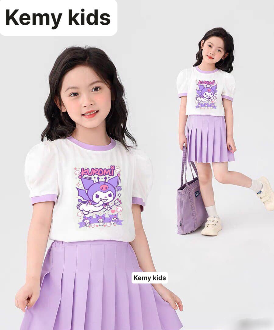 [🆕🇻🇳] Kemy Kids 😎❤️️⭐️ Kuromi sắc tím đang là trend nhất luôn ạ.

Áo cotton 4 chiều dòng xịn sò nhất, ai sờ vào cũng mê, chưa 1 ai chê luôn ạ.
Chân váy xếp ly kèm quần luôn rất đ , shares-0✔️ , likes-2❤️️ , date-2024-05-06 00:47:40🇻🇳🇻🇳🇻🇳📰🆕
