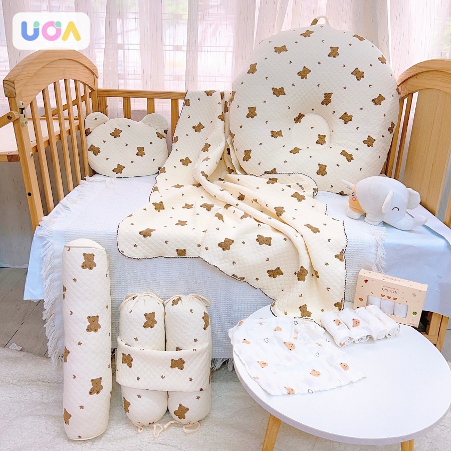 [🆕🇻🇳]  Ú Oà – Mẹ Bầu Và Em Bé – 499 Phan Văn Trị , Q.Gò Vấp 🧑‍🧒❤️️👶⭐️ COMBO CHĂN KHĂN GỐI HOẠ TIẾT GẤU NÂU
Chất vải mềm mại yêu làn da bé 
Sở hữu trọn bộ chăn khăn gối dành cho bé trai với hoạ tiết gấu nâu dễ thương, tone màu , shares-0✔️ , likes-0❤️️ , date-2024-06-17 23:00:00🇻🇳🇻🇳🇻🇳📰🆕