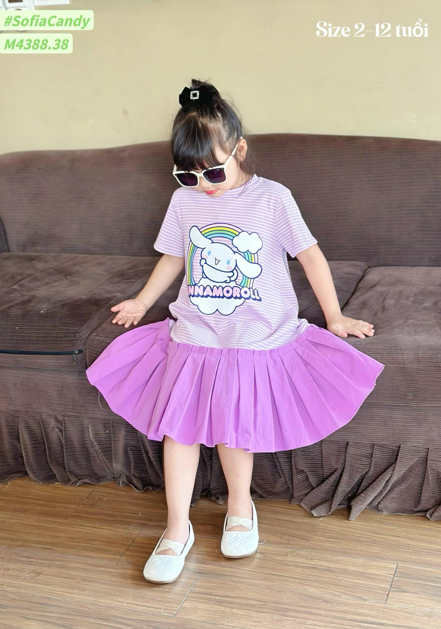 [🆕🇻🇳] Mermaid Kids  (Nàng tiên cá nhỏ)- Thời trang cao cấp cho bé 🧑‍🧒❤️️👶⭐️ Cinnamoroll tím mộng mơ
Màu của mùa hè ngọt ngào đây mom ơi – mát mẻ vô cùng
Xịn sò hết mức – chất liệu vô cùng đẹp – mềm êm mát
Váy thun dáng này bé thích , shares-0✔️ , likes-3❤️️ , date-2024-07-08 13:18:02🇻🇳🇻🇳🇻🇳📰🆕