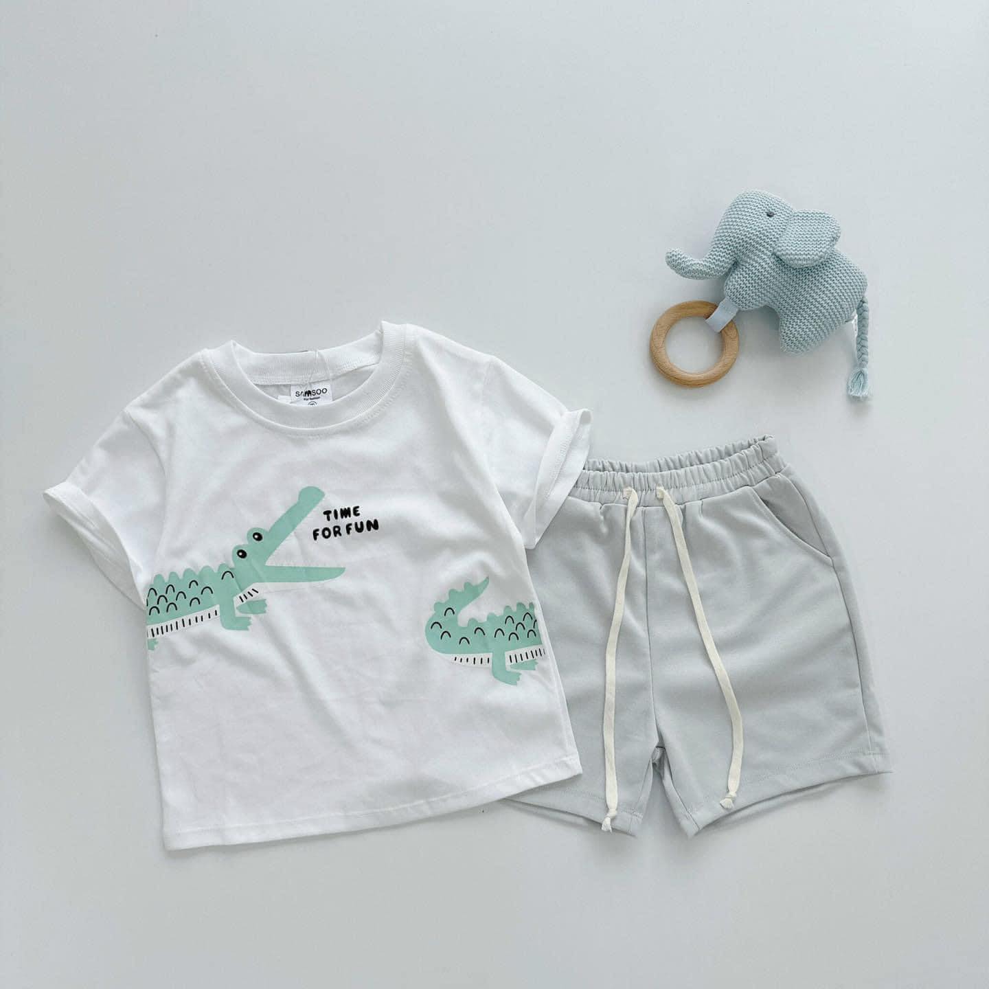 [🆕🇻🇳] Minsu Store – Cửa hàng quần áo sơ sinh & trẻ em 🧑‍🧒❤️️👶⭐️ Xả #99k còn 2y, 4y, 5y  Bộ cộc samsoo kid cá sấu mê lắm  Áo cotton mềm mịn quần nỉ cá cua xinh iu vô cùng.  Mềm mát thấm hút nhưng vô cùng đẹp xinh ngộ ngh , shares-0✔️ , likes-0❤️️ , date-2024-07-18 16:18:18🇻🇳🇻🇳🇻🇳📰🆕