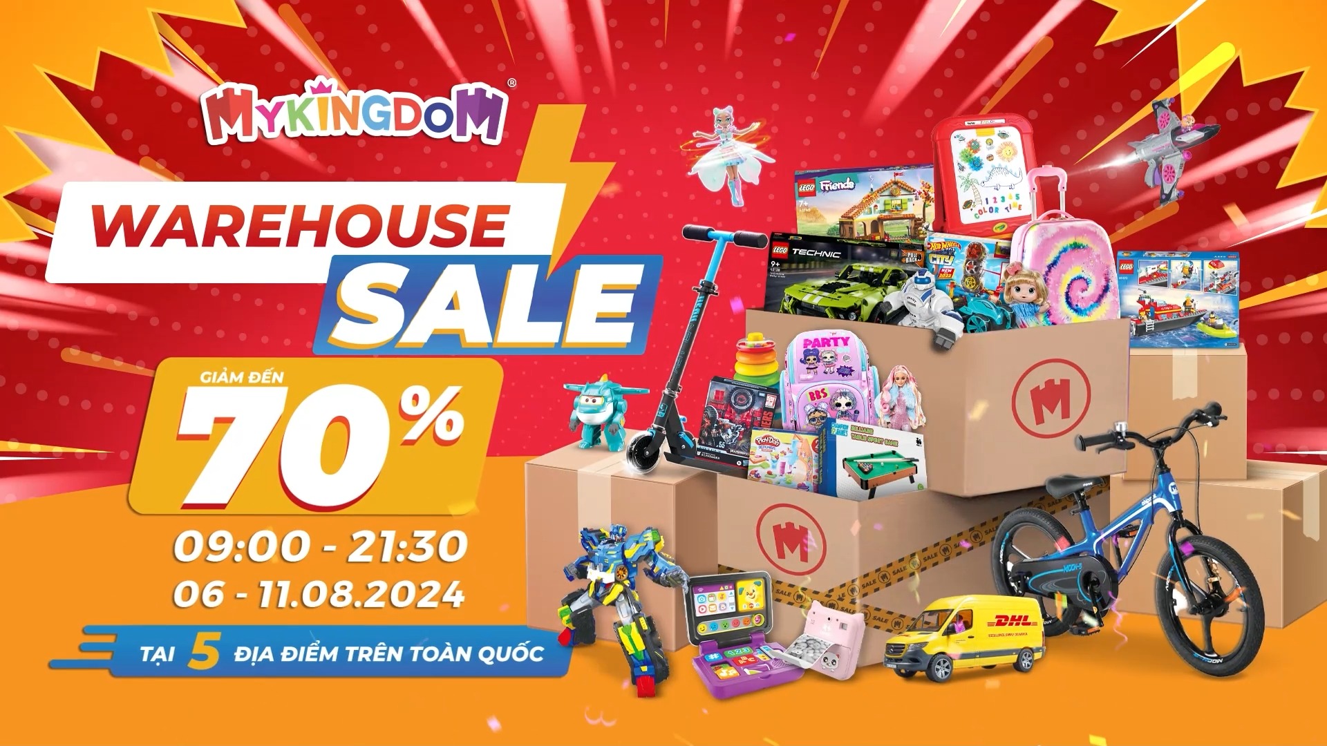 [🧸️🇻🇳] Mykingdom – Đồ Chơi Chính Hãng – An Toàn Cho Bé – Giá Tốt Cho Mẹ 🛴Top1Toys 🧸️ – [WAREHOUSE SALE 2024] SỰ KIỆN SALE CHẤN ĐỘNG NHẤT NĂM 2024 – LÊN ĐẾN 70% TỪ MYKIN …