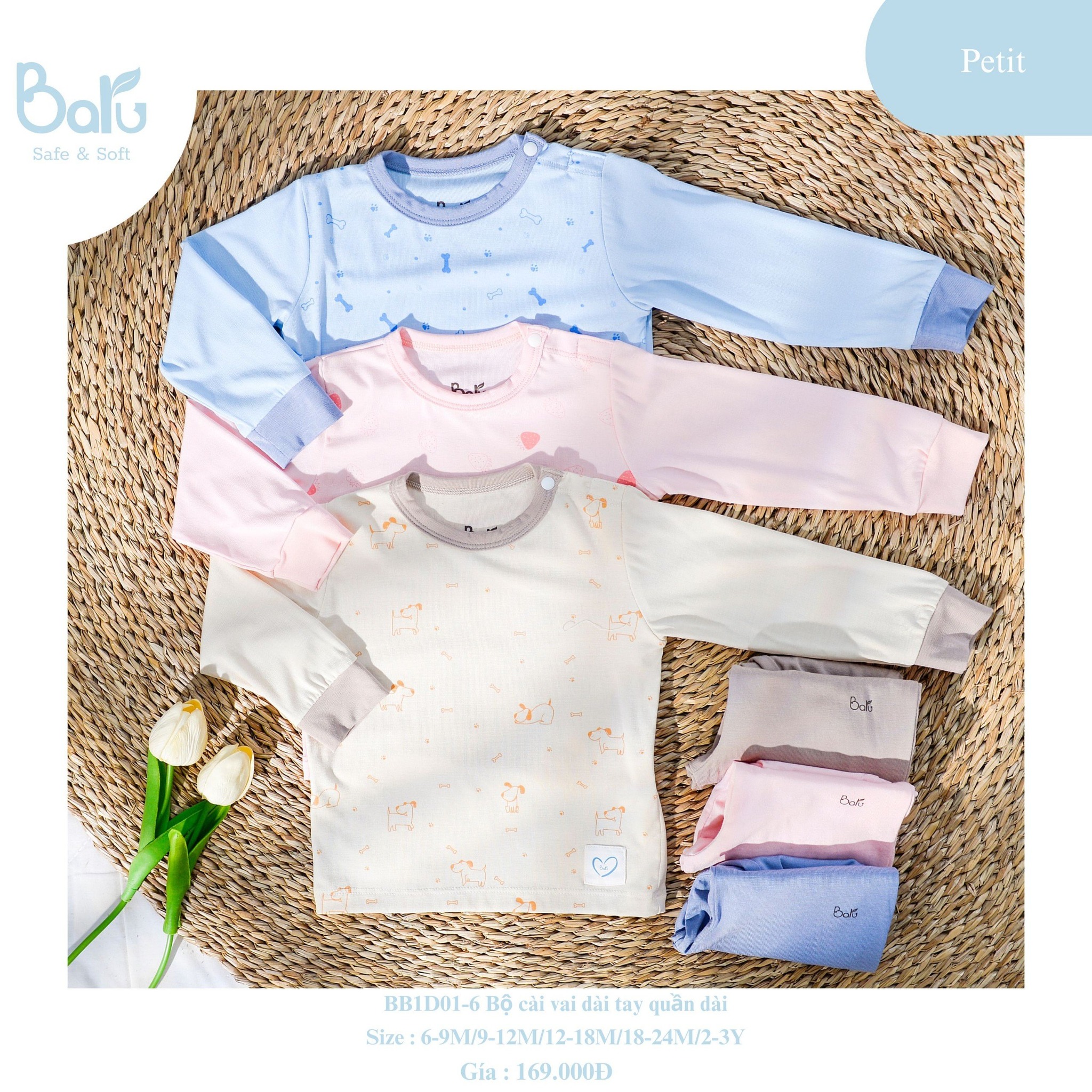 [🆕🇻🇳] Baru baby – Sản phẩm cao cấp dành cho trẻ sơ sinh và trẻ nhỏ. Safe & Soft 😎❤️️⭐️ 𝗔𝘂𝘁𝘂𝗺𝗻 𝘄𝗶𝗻𝘁𝗲𝗿 𝘀𝗵𝗼𝘂𝗹𝗱𝗲𝗿 𝘀𝗲𝘁
  Chất liệu vải chắc chắn, bền màu
  Chất liệu vải chắc chắn, bền màu
Nhẹ nhưng rất ấm , giữ nhiệt tốt cho trẻ sơ sinh .
An toàn , shares-2✔️ , likes-82❤️️ , date-2024-08-05 20:15:46🇻🇳🇻🇳🇻🇳📰🆕