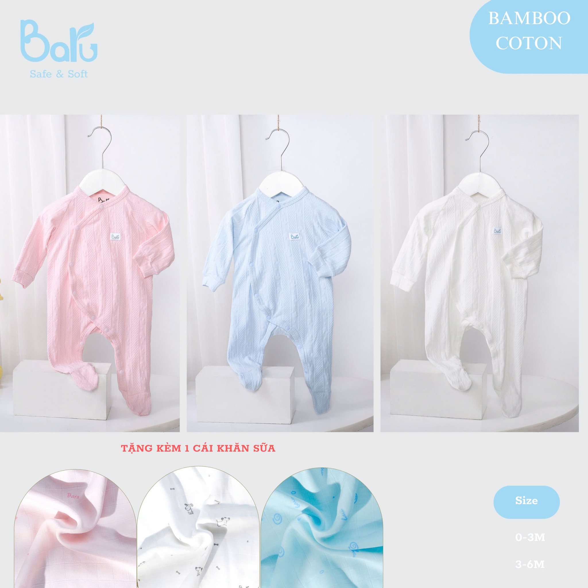 [🆕🇻🇳] Baru baby – Sản phẩm cao cấp dành cho trẻ sơ sinh và trẻ nhỏ. Safe & Soft 😎❤️️⭐️ 𝘽𝒐𝙙𝒚 𝒄𝙖̀𝒊 𝒄𝙝𝒆́𝙤 𝙙𝒂̀𝙞 𝙩𝒂𝙮 𝙝𝒂𝙞 𝙫𝒂̣𝙩 𝙩𝒉𝙖̂𝒏 𝒕𝙧𝒖̛𝙤̛́𝒄 .
Thiết kế dài tay từ chất liệu cao cấp, an toàn, sản phẩm giúp giữ ấm cơ thể con mà vẫn mang lại sự thoải , shares-0✔️ , likes-3❤️️ , date-2024-08-14 13:11:28🇻🇳🇻🇳🇻🇳📰🆕