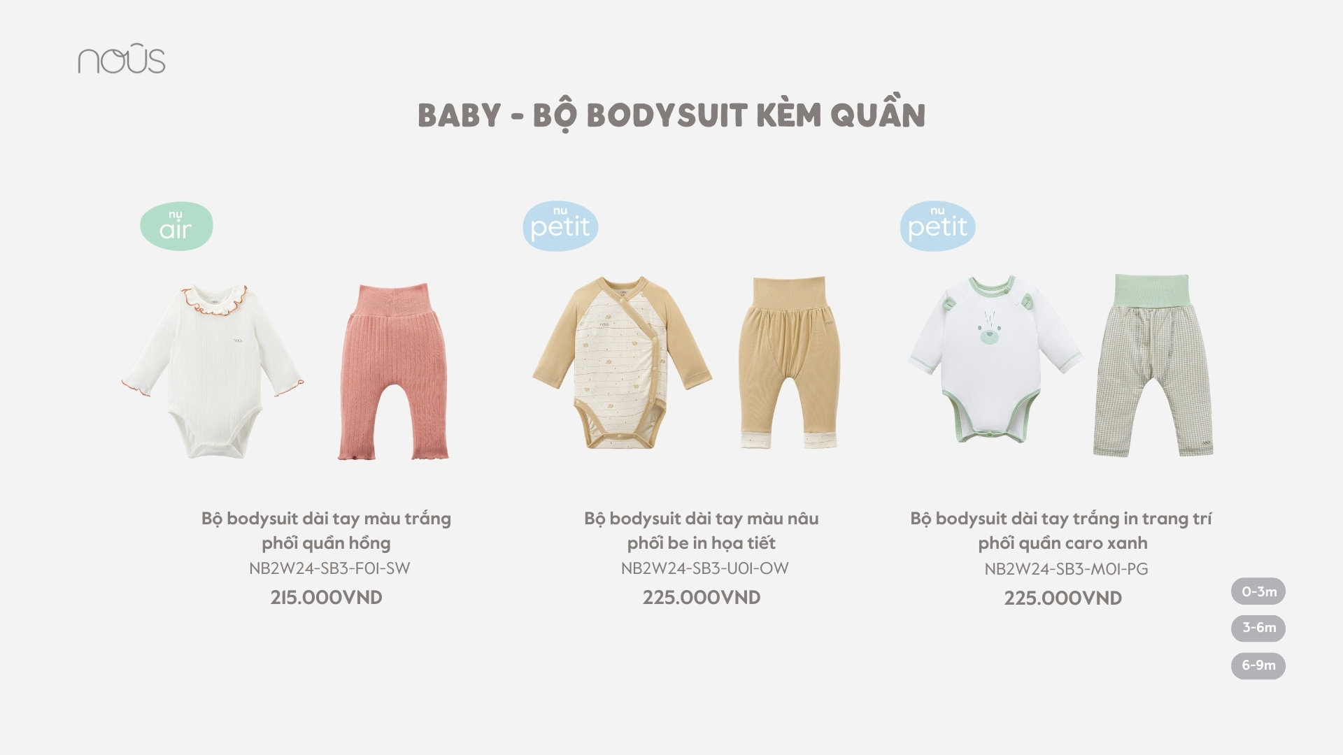 [🆕🇻🇳] Nous HCM 🧑‍🧒❤️️👶⭐️ BABY – BỘ BODYSUIT LIỀN QUẦN
Siêu Mềm mại & dễ thương

Mẫu bodysuit mới ra mắt nhà Nous đây ạ, “nhìn là thích – mặc là mê” đây ba, mẹ ơi. Với chất liệu Nu  , shares-0✔️ , likes-25❤️️ , date-2024-08-16 00:01:03🇻🇳🇻🇳🇻🇳📰🆕