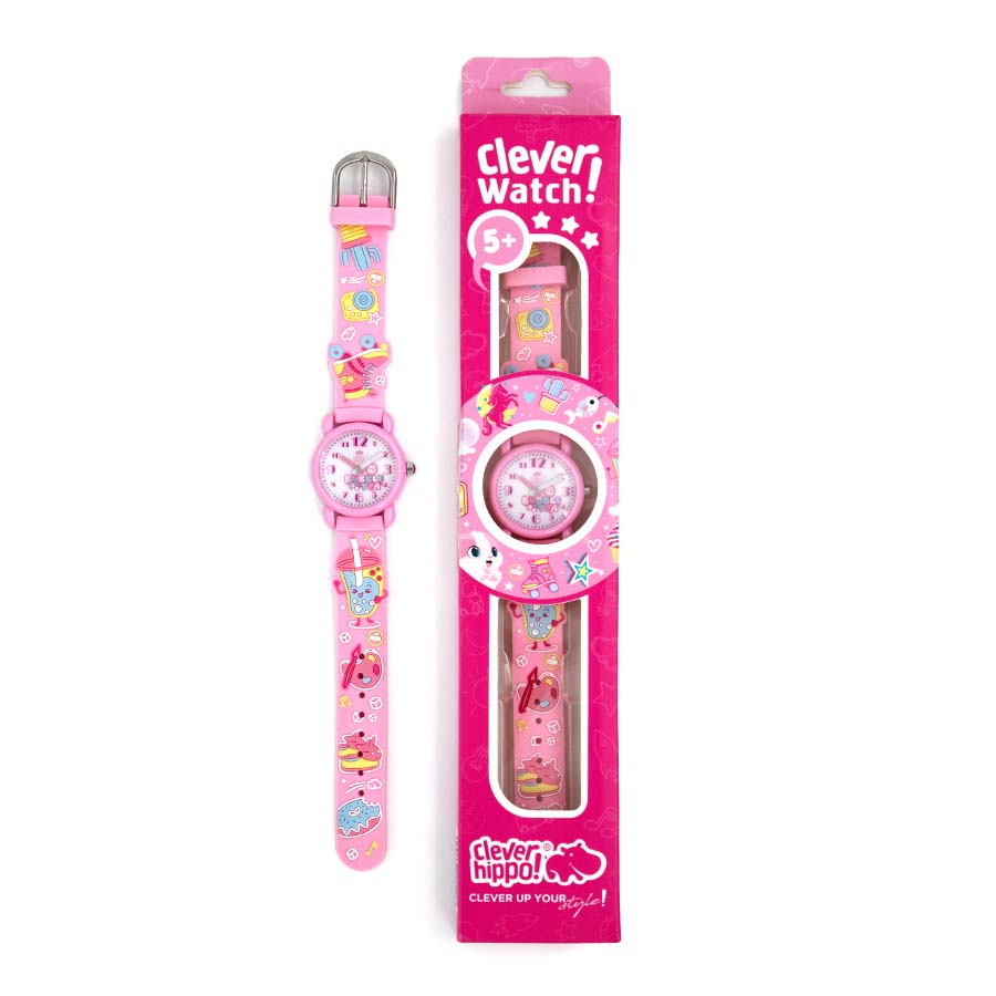 [🛒🇻🇳]Đồng Hồ Clever Watch - Milk Tea Hồng Clever Hippo WG011 - MyKingdom , SKU - WG011-PINK - mykingdom.com.vn 🇻🇳🛒Top1Shop🛒 🇻🇳Top1Vietnam🇻🇳 🛍🛒🇻🇳