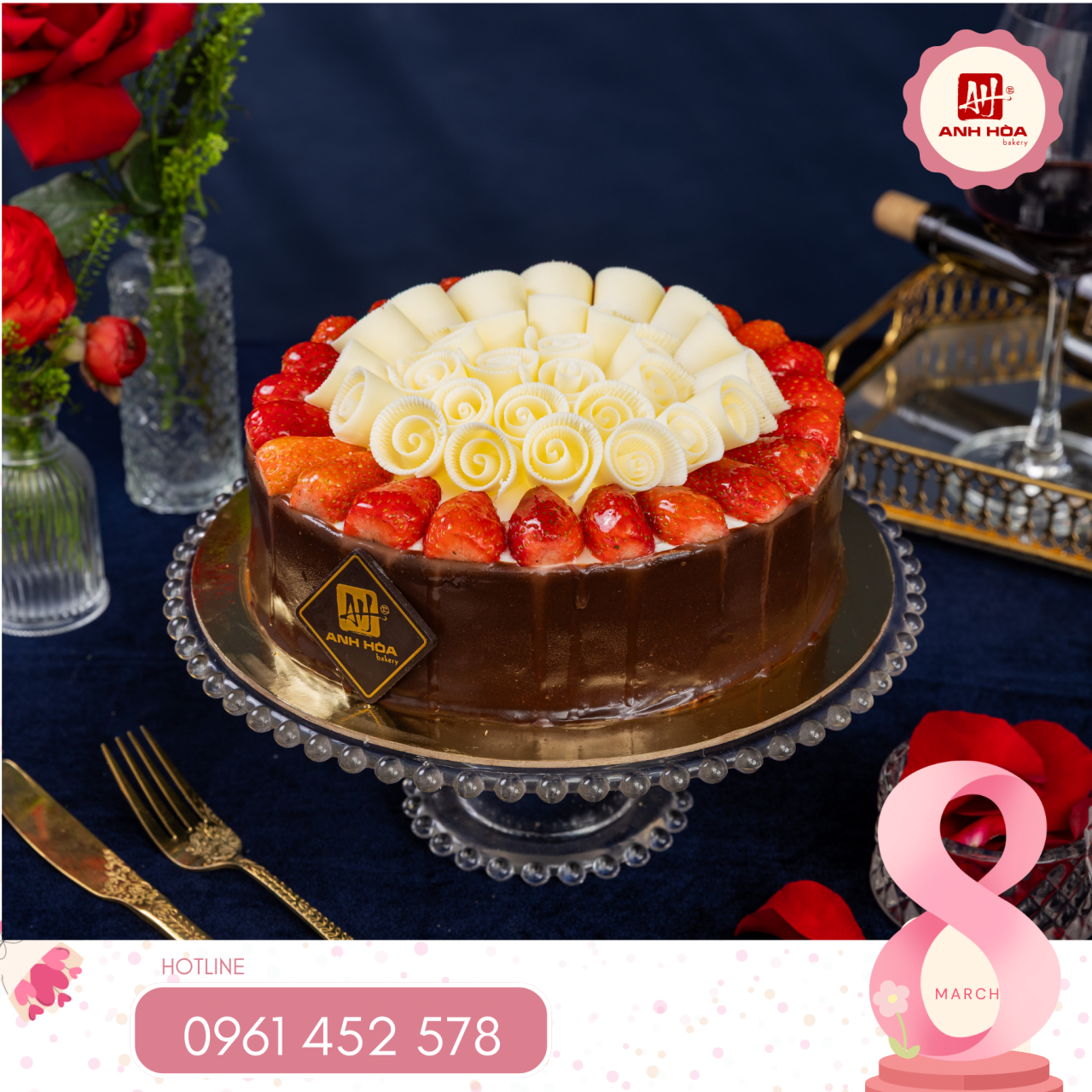 [🛒🇻🇳]STRAWBERRY CHOCO CAKE - Anh Hoa Bakery , SKU - - anhhoabakery.vn 🇻🇳🛒Top1Shop🛒 🇻🇳Top1Vietnam🇻🇳 🛍🛒🇻🇳