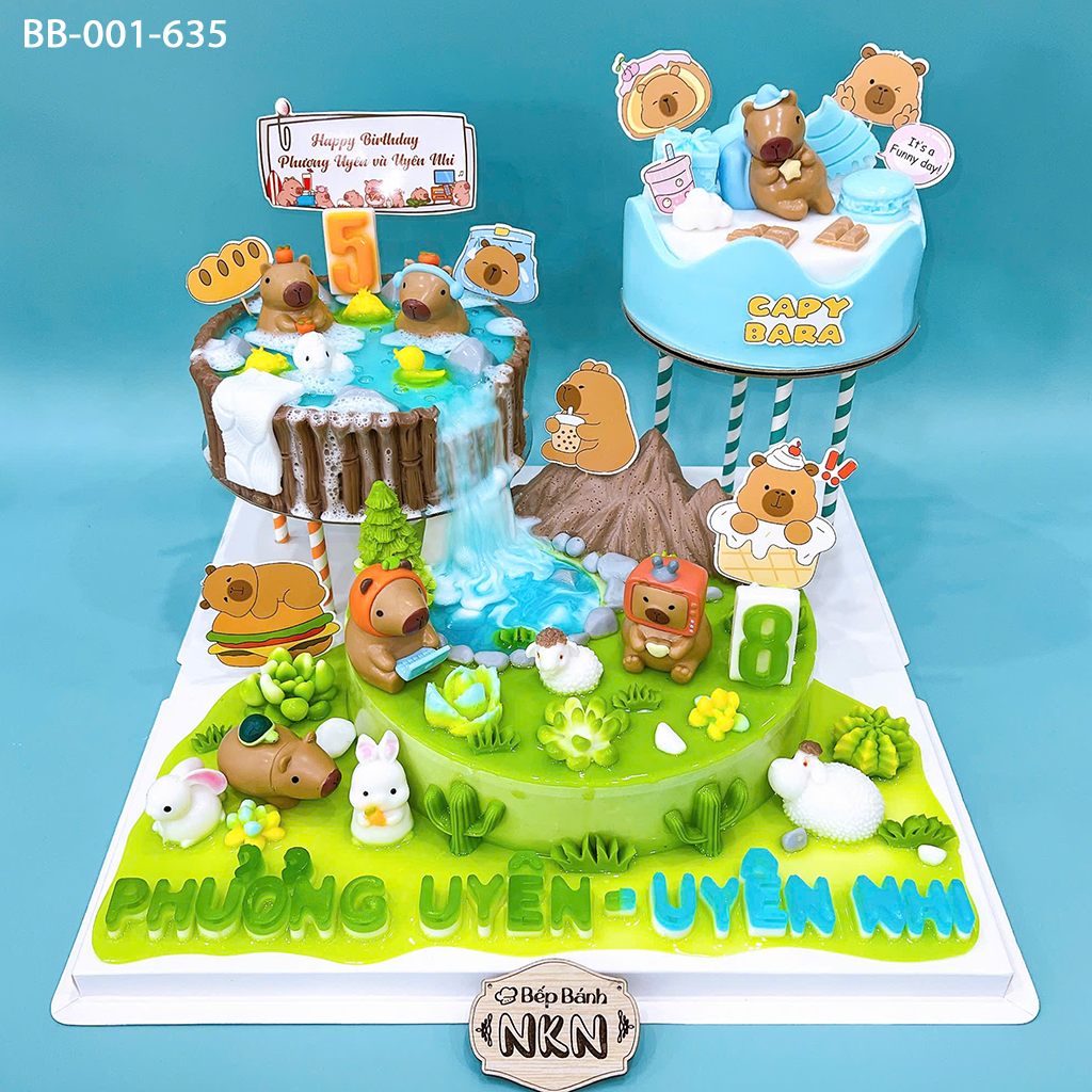 [🛒🇻🇳]Tháp Bánh Sinh Nhật 3 Tầng Capybara (BB-001-635) - Khác , SKU - - bepbanhnkn.com 🇻🇳🛒Top1Shop🛒 🇻🇳Top1Vietnam🇻🇳 🛍🛒🇻🇳