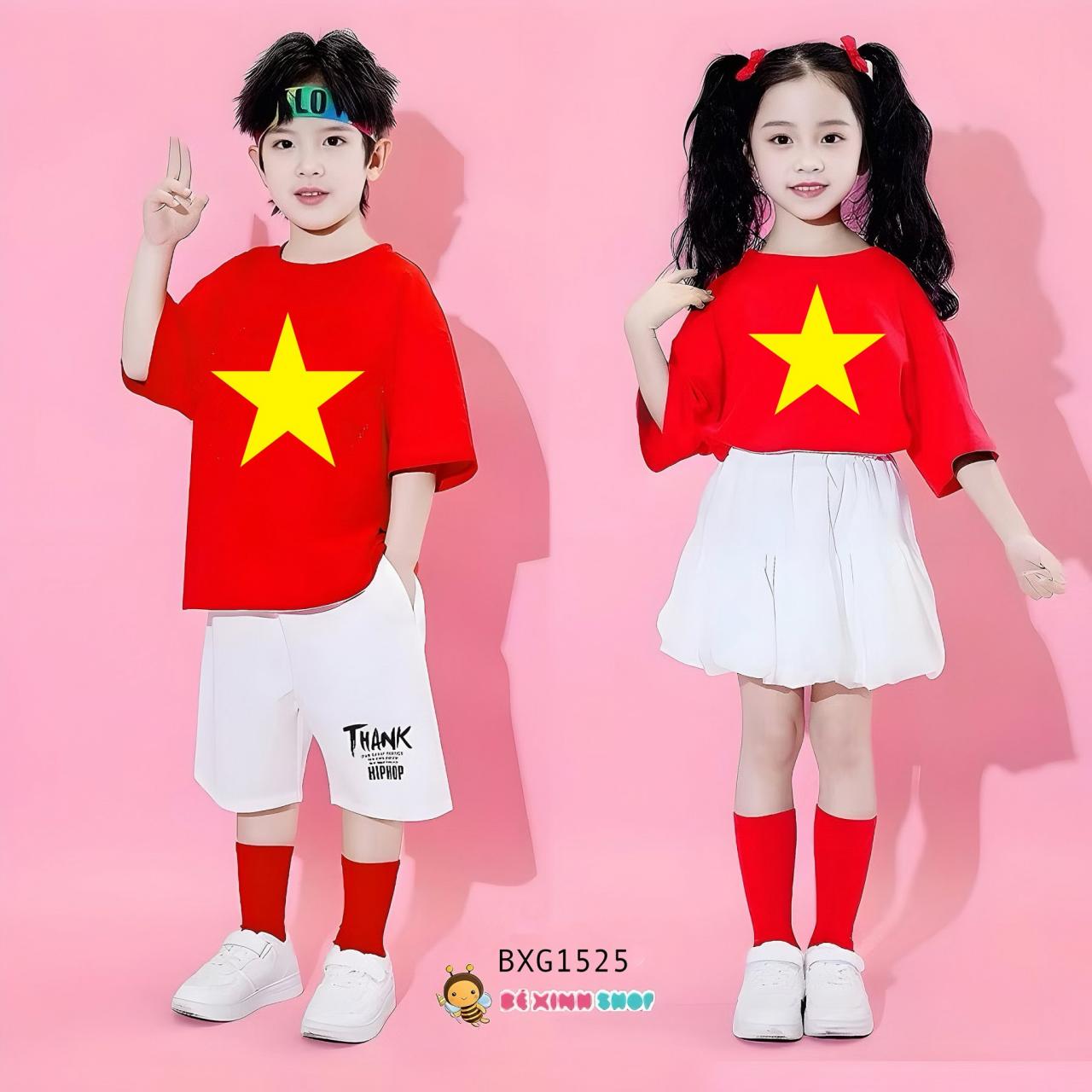 [🛒🇻🇳]Bộ đồng phục bé trai & bé gái I love Việt Nam cho bé đi chơi, nhảy múa BXG1525 – Bé Xinh Shop , SKU – – bexinhshop.vn 🇻🇳🛒Top1Shop🛒 🇻🇳Top1Vietnam🇻🇳 🛍🛒🇻🇳