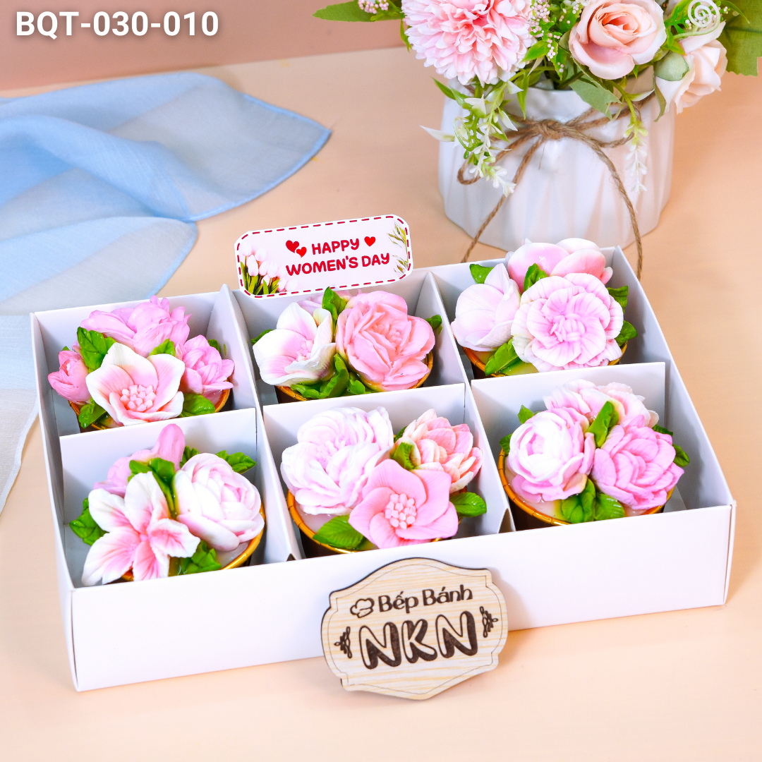 [🛒🇻🇳]Hộp Quà 6 Cupcake Hoa Hồng (BQT-030-010) - Khác , SKU - - bepbanhnkn.com 🇻🇳🛒Top1Shop🛒 🇻🇳Top1Vietnam🇻🇳 🛍🛒🇻🇳