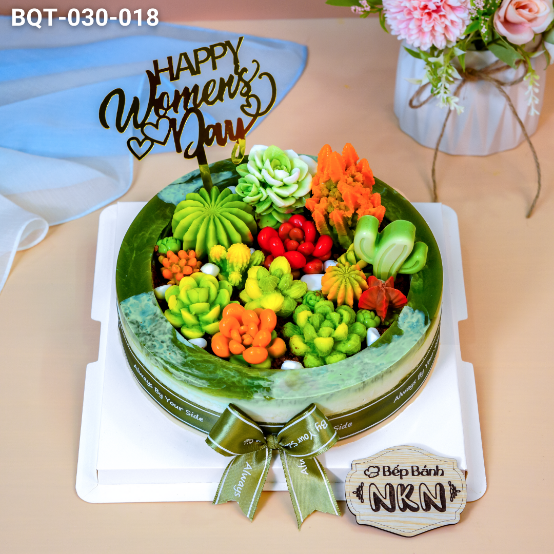 [🛒🇻🇳]Bánh Quà Tặng 8/3 Sen Đá Hiện Đại (BQT-030-018) - Khác , SKU - - bepbanhnkn.com 🇻🇳🛒Top1Shop🛒 🇻🇳Top1Vietnam🇻🇳 🛍🛒🇻🇳