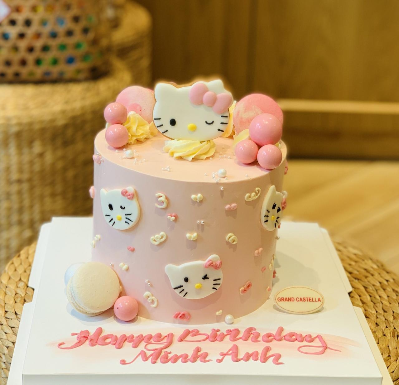 [🛒🇻🇳]Bánh Kem Bơ Pháp Sinh Nhật Dễ Thương - Mèo Hello Kitty - BKB232 - , SKU - 3580 - banhkembo.com 🇻🇳🛒Top1Shop🛒 🇻🇳Top1Vietnam🇻🇳 🛍🛒🇻🇳