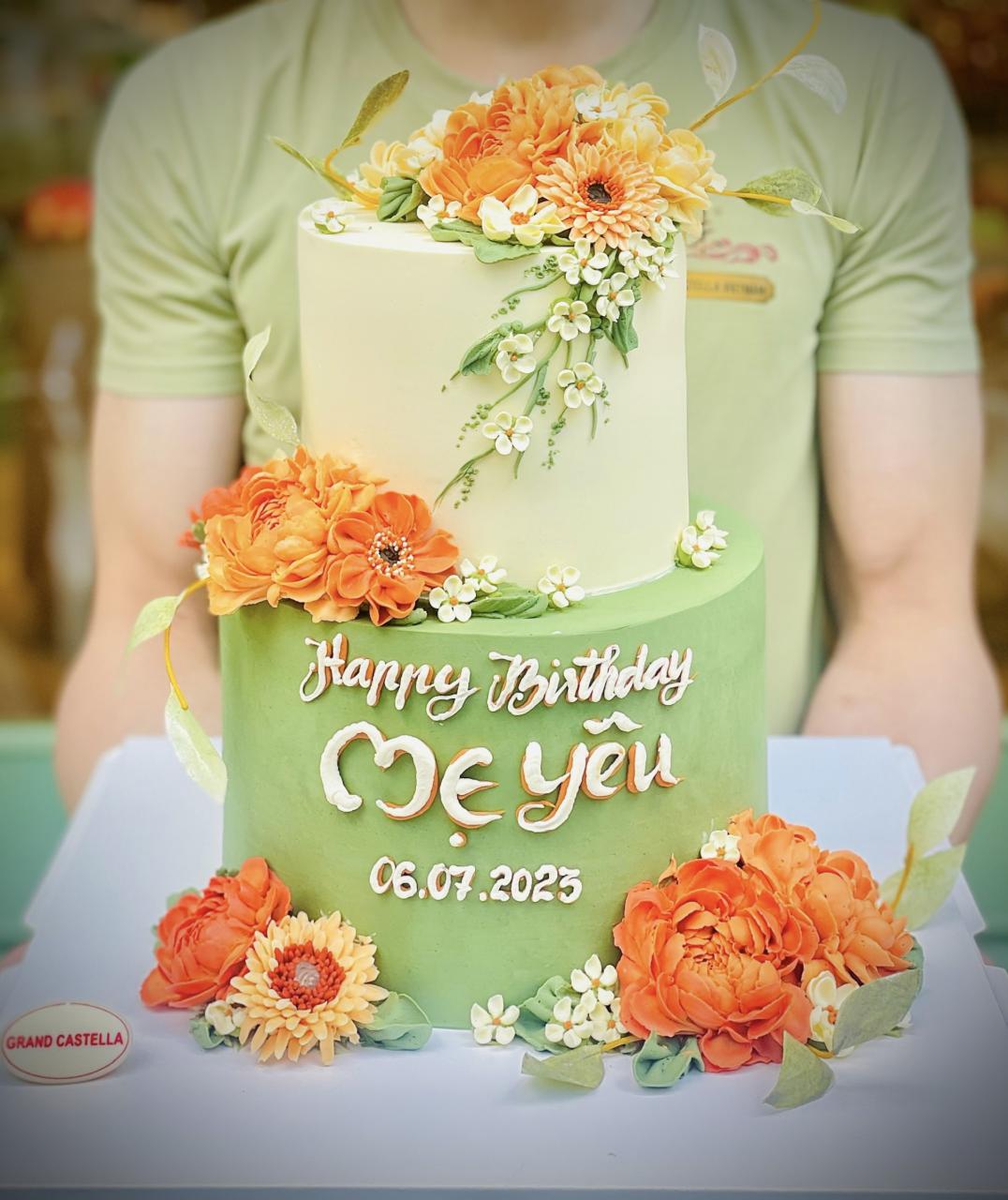 [🛒🇻🇳]Bánh Kem Bơ Pháp - Chúc Mừng Sinh Nhật Mẹ Yêu - BKB245 - Bánh Sinh Nhật Grand Castella - Kem Bơ Pháp Thượng Hạng - , SKU - - banhkembo.com 🇻🇳🛒Top1Shop🛒 🇻🇳Top1Vietnam🇻🇳 🛍🛒🇻🇳