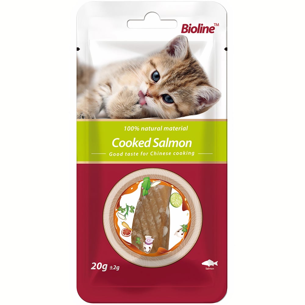 [🛒🇻🇳]Thịt cá hồi sốt miếng cho mèo BIOLINE Cooked Salmon | Pet Mart Cửa Hàng Thú Cưng - BIOLINE , SKU - 6970117123425 - petmart.vn 🇻🇳🛒Top1Shop🛒 🇻🇳Top1Vietnam🇻🇳 🛍🛒🇻🇳