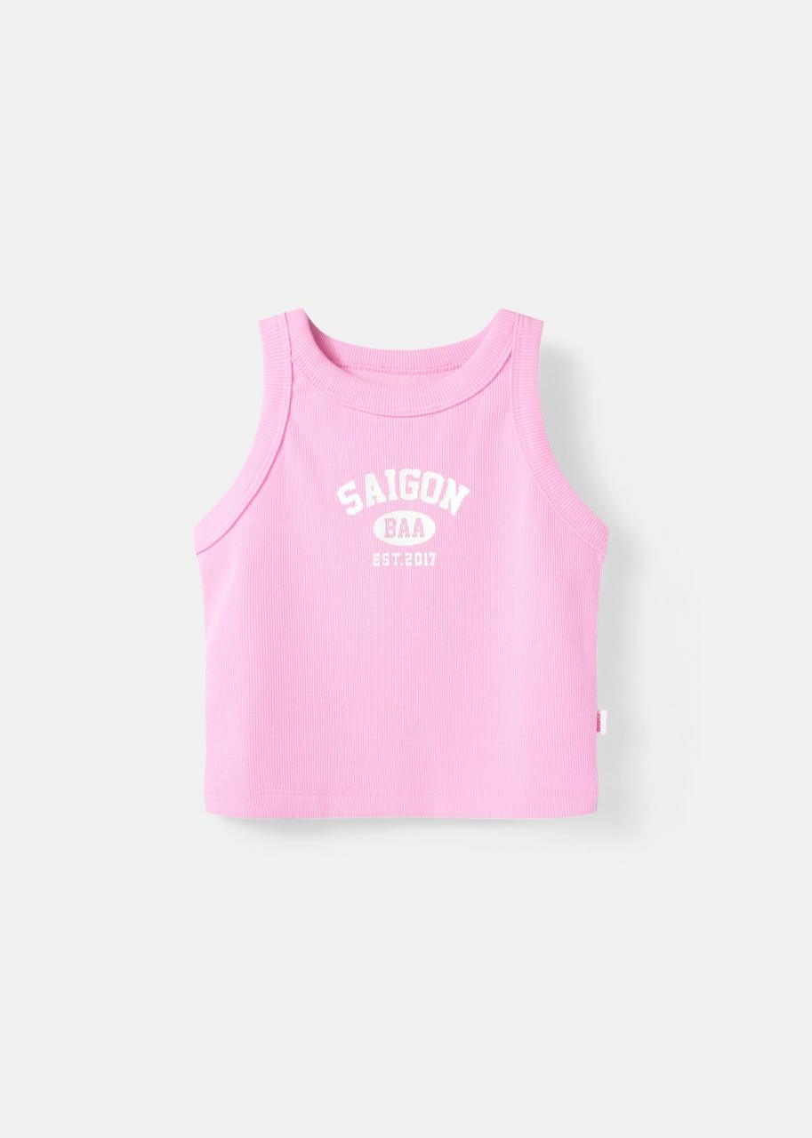 [🛒🇻🇳]Áo Thun Ba Lỗ Gân Bé Gái Hồng Saigon - Khác , SKU - B-GC-AT39C-02-1HN-18M-2Y - baababy.com.vn 🇻🇳🛒Top1Shop🛒 🇻🇳Top1Vietnam🇻🇳 🛍🛒🇻🇳