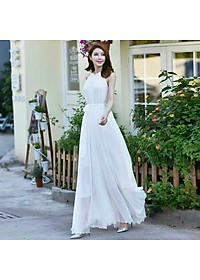 [🛒🇻🇳]Đầm maxi cổ xếp ly cột nơ eo sang trọng - OEM , SKU - 3831315326409 - tiki.vn 🇻🇳🛒Top1Shop🛒 🇻🇳Top1Vietnam🇻🇳 🛍🛒🇻🇳